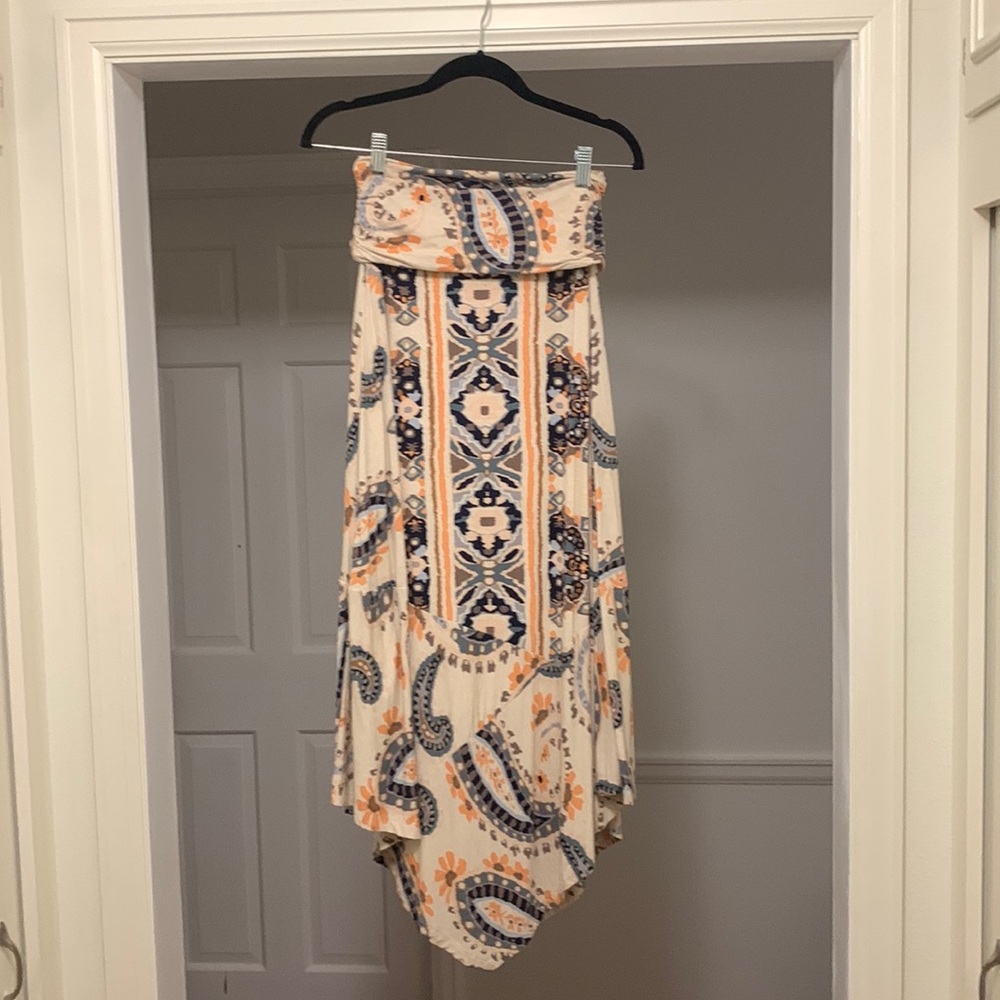 Anthropologie Maeve maxi skirt with handkerchief hem. S